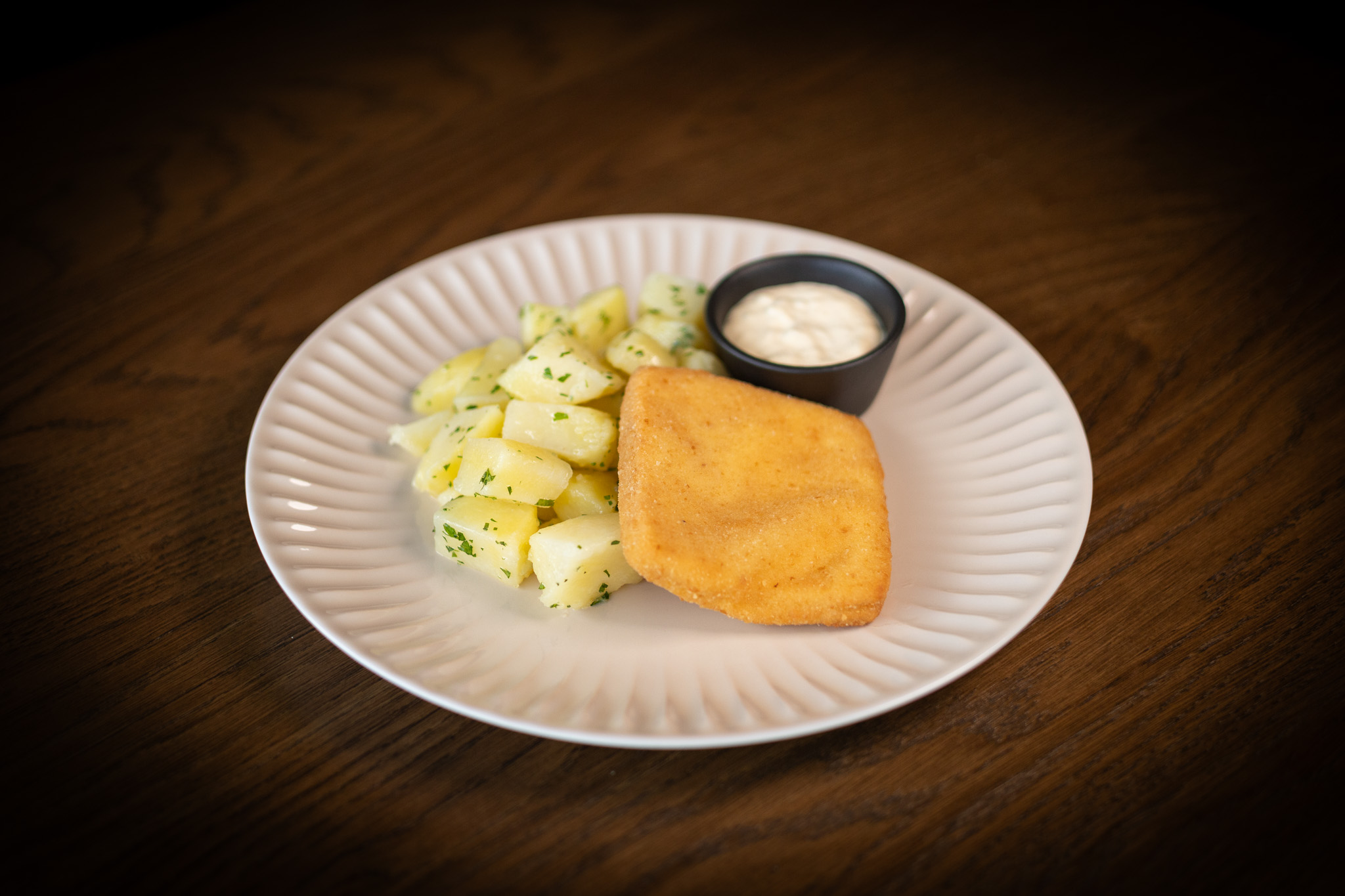 Smažený sýr Gouda se šunkou