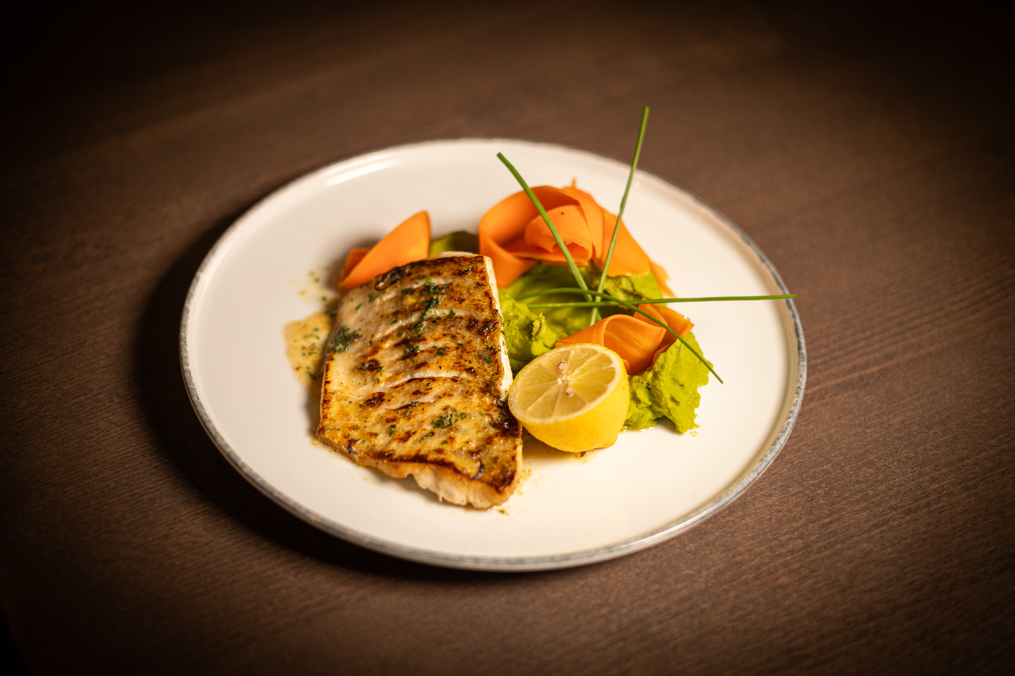 Grilovaný filet z candáta