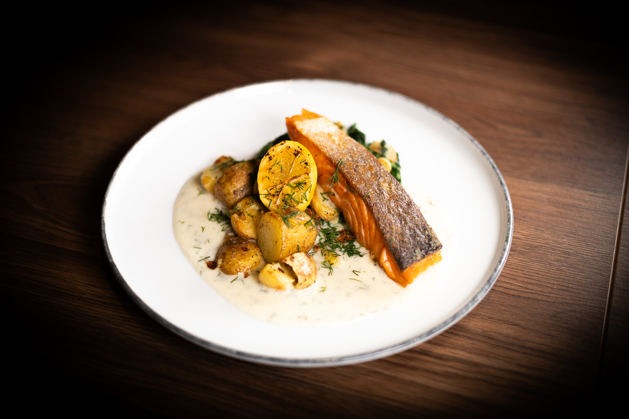 Grilovaný filet z lososa